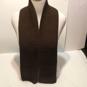Dark Chocolate Scarf -Dark Brown unisex